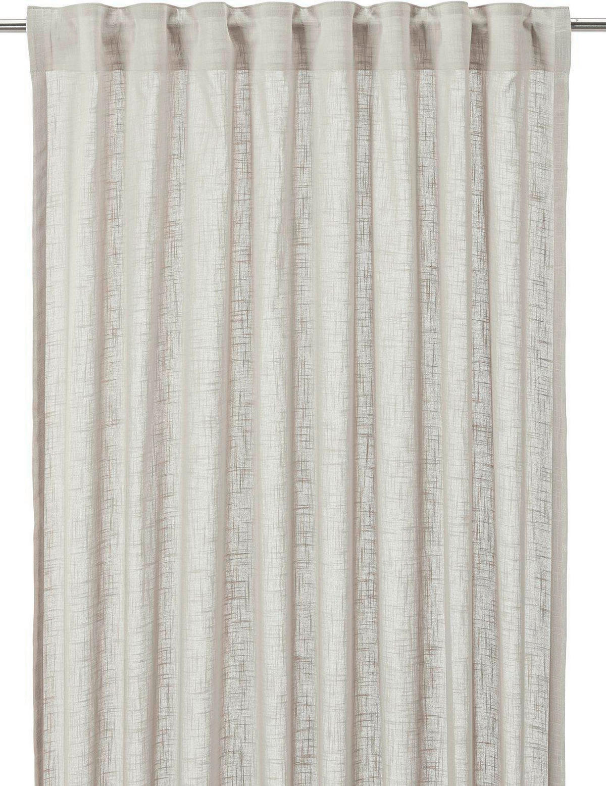 FERTIGVORHANG 2ER SET  - Beige, Basics, Textil (125/250cm) - Svanefors