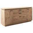 SIDEBOARD  170/81/44 cm 3 Schublade(n)  - Eichefarben/Anthrazit, KONVENTIONELL, Holzwerkstoff/Metall (170/81/44cm) - Cantus