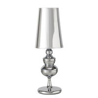 TISCHLEUCHTE - Silberfarben, Lifestyle, Kunststoff/Metall (18/18/53cm)