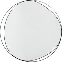 WANDSPIEGEL Schwarz  - Schwarz, Design, Glas/Holz (80/80/2cm) - Kare-Design