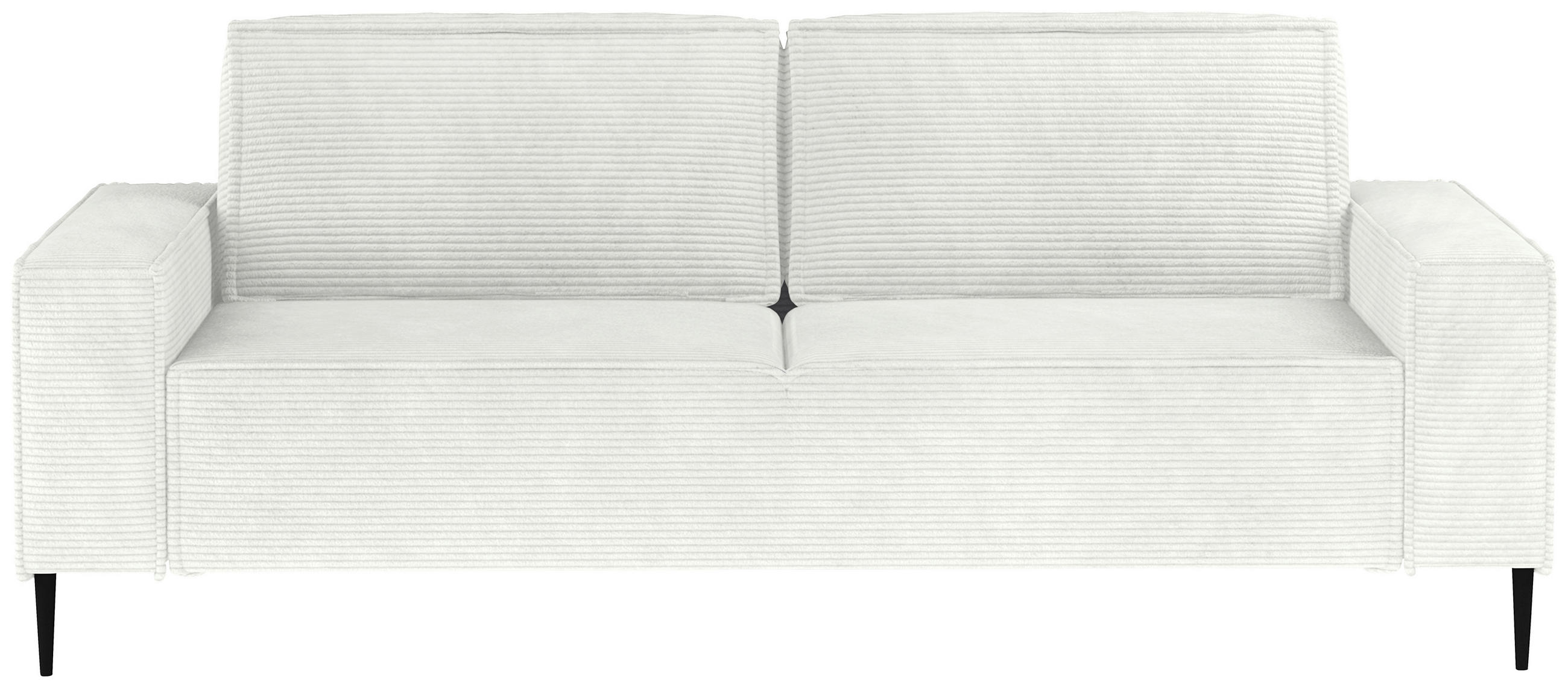 BÄDDSOFFA i vävt tyg ecru  - svart/ecru, Design, metall/textil (240/89/103cm) - MID.YOU
