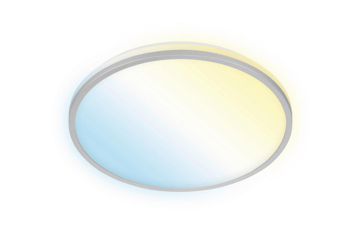 LED PLAFONJERA  - boja hroma, Dizajnerski, metal/plastika (33,3/6,2cm)