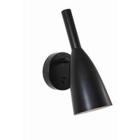 WANDLEUCHTE - Schwarz, Konventionell, Metall (27/10/12cm)