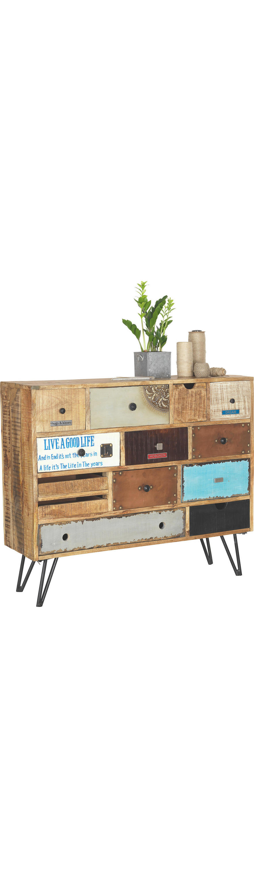 Kommode In Massiv Mangoholz Multicolor Online Finden Xxxlutz