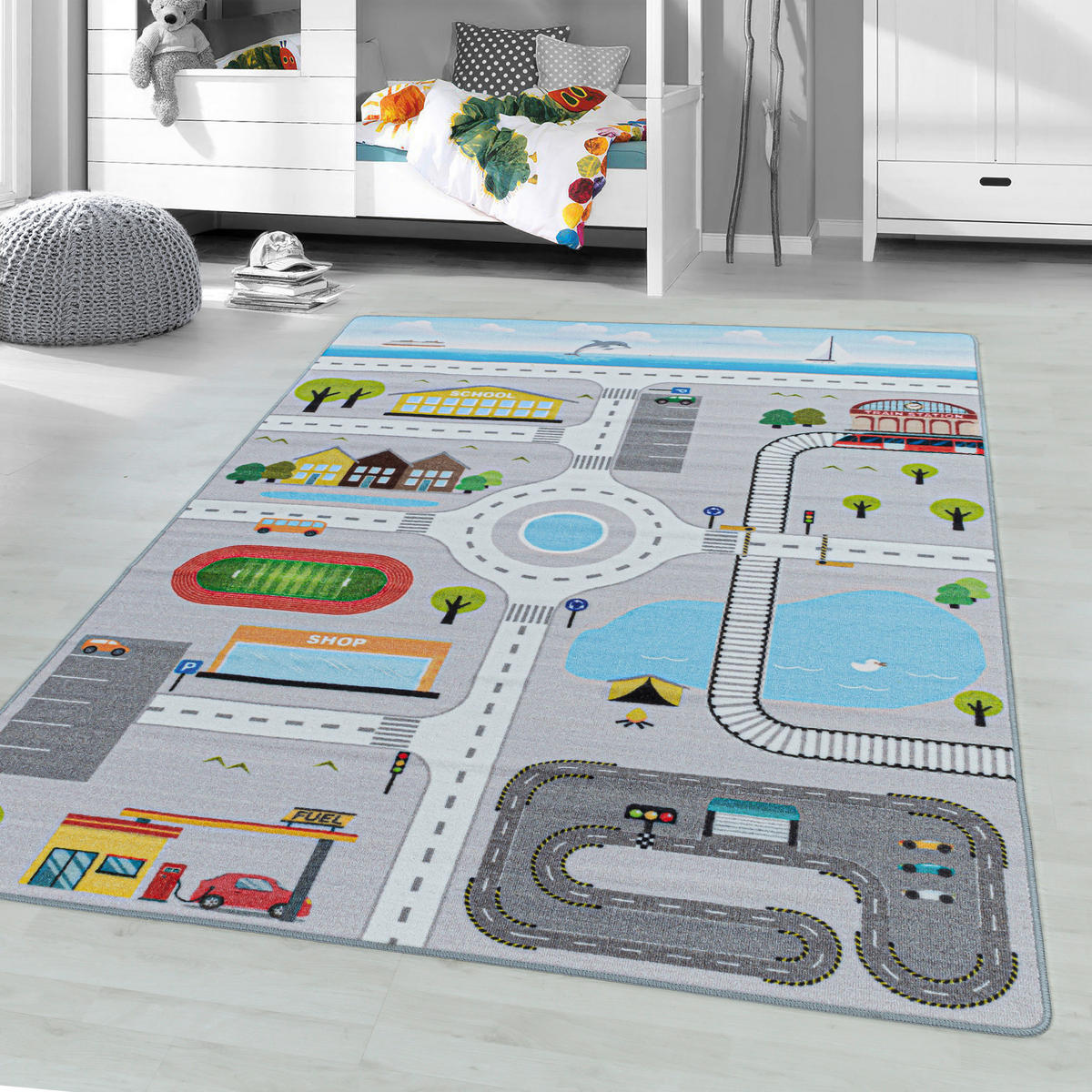 KOBEREC NA HRANÍ, 100/150 cm, vícebarevná - vícebarevná, Trend, textil/plast (100/150cm) - Ben'n'jen