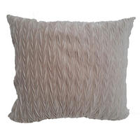 DÍSZPÁRNAHUZAT  - krém, Basics, textil (45/45cm)
