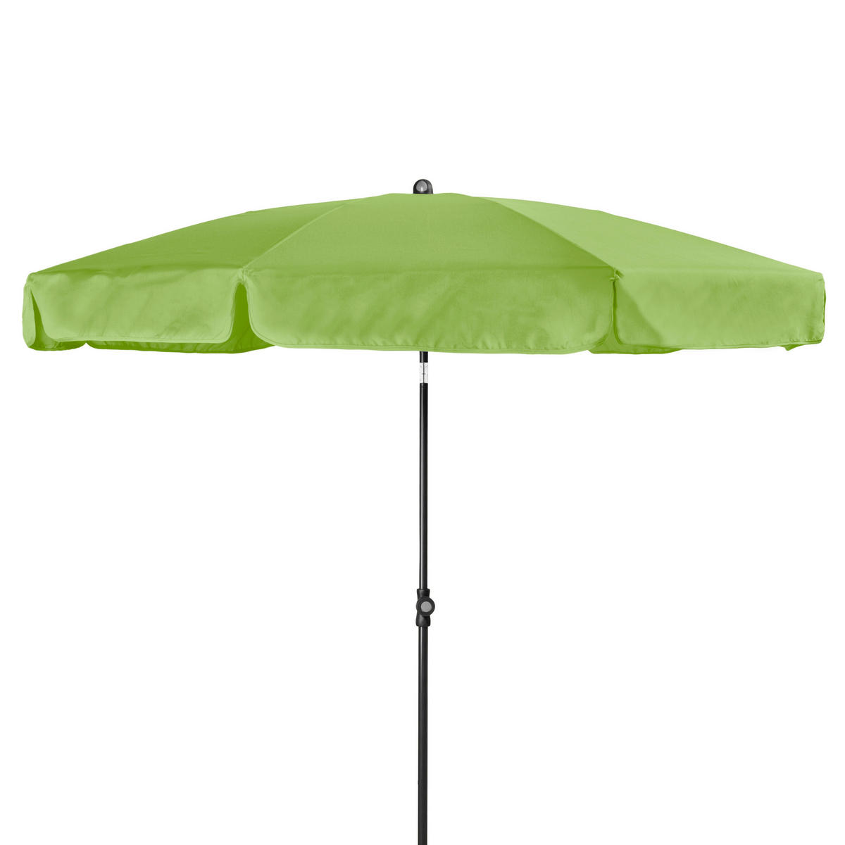 SONNENSCHIRM 200 cm   - Anthrazit/Grün, Basics, Textil/Metall (200cm) - Doppler