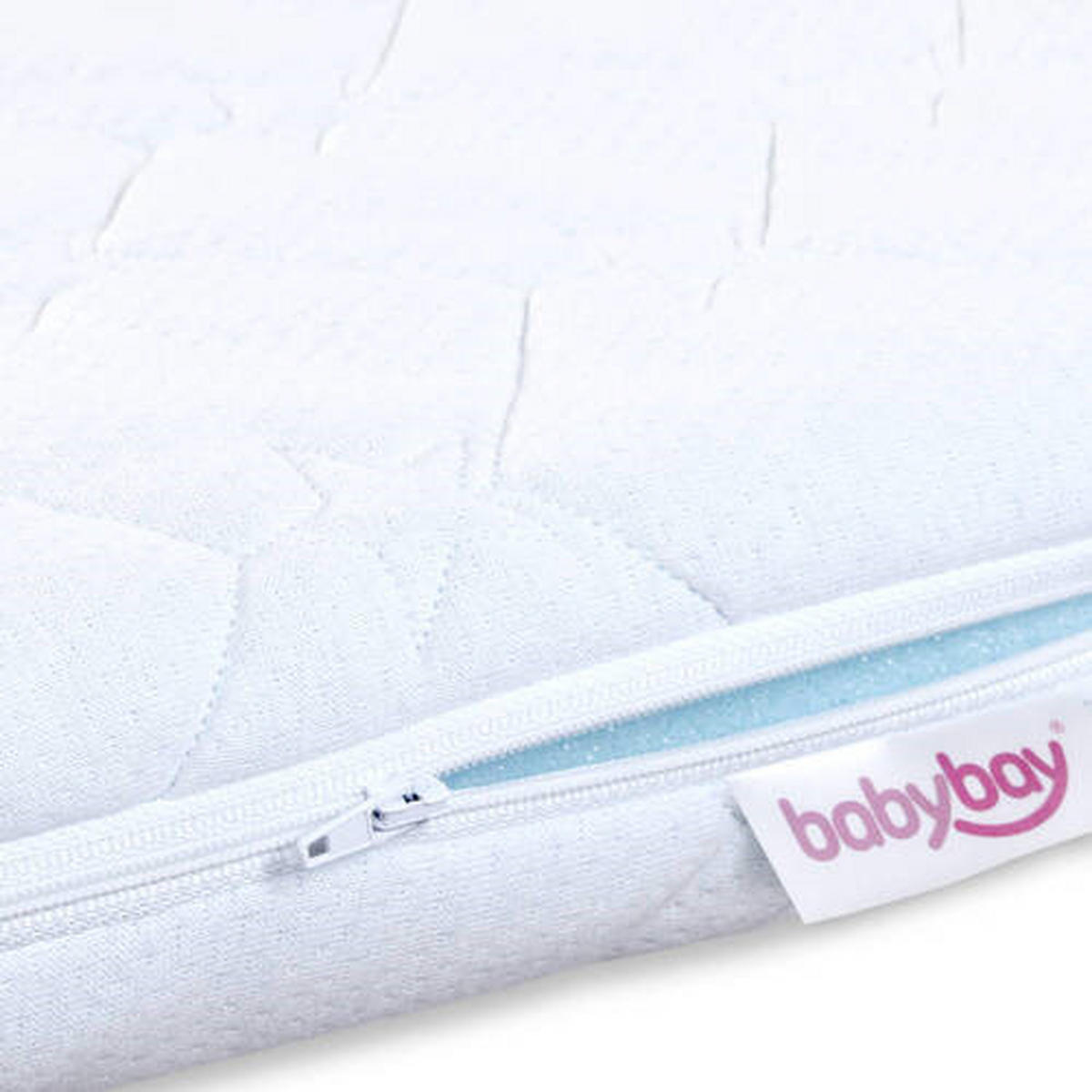 MATRATZE BOXSPRING XXL Höhe ca.  - Blau, Basics, Textil (105/6/57,5cm) - Babybay