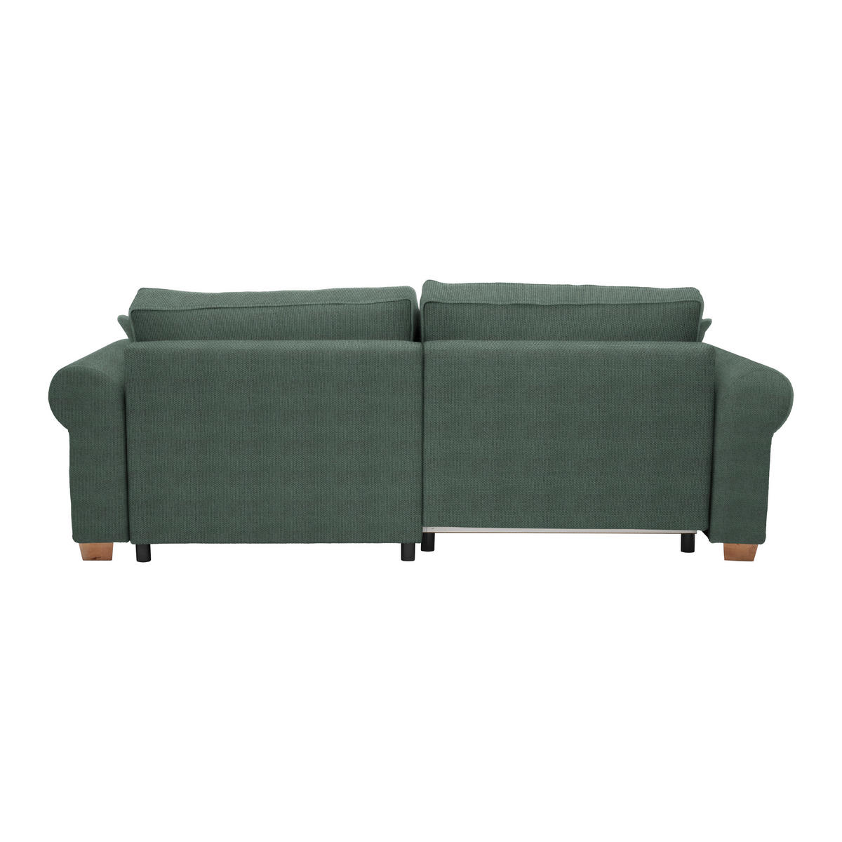 HÖRNSOFFA i mörkgrön  - mörkgrön, Modern, trämaterial/trä (255/185cm) - MID.YOU