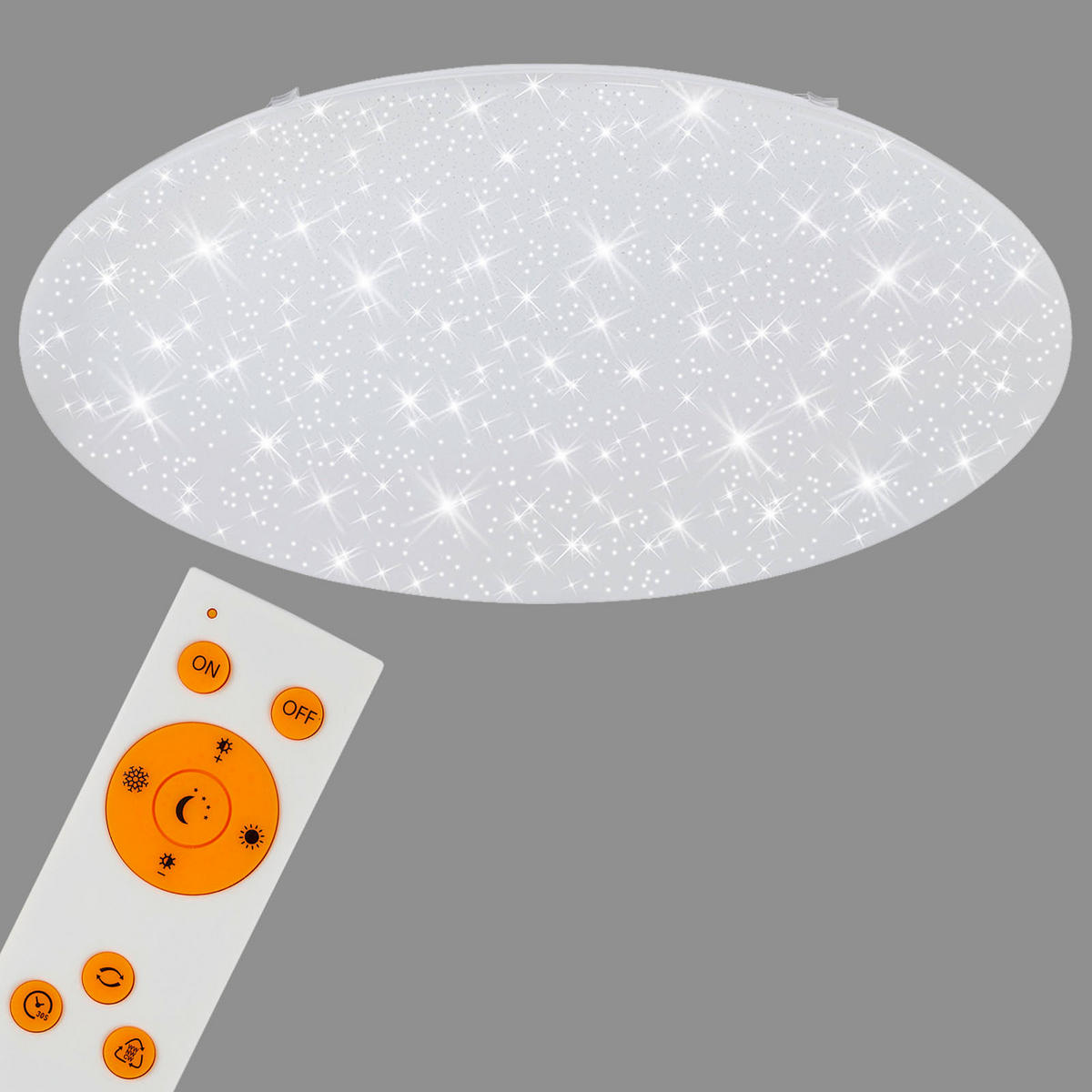 STROPNA LED-SVETILKA  VERB /9700 lm/3000-6500 K// - bela, Basics, kovina/umetna masa (75,5/11cm)