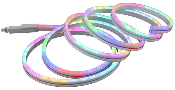 LED-Dekoleuchte Melanie - Weiß, MODERN, Kunststoff (300cm) - Luca Bessoni