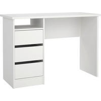 Birou, material pe bază de lemn - alb, Modern, material pe bază de lemn (110/48,5/76cm) - P & B
