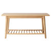SCHUHBANK 90/45/35 cm  - Naturfarben, ROMANTIK / LANDHAUS, Holz (90/45/35cm) - MID.YOU