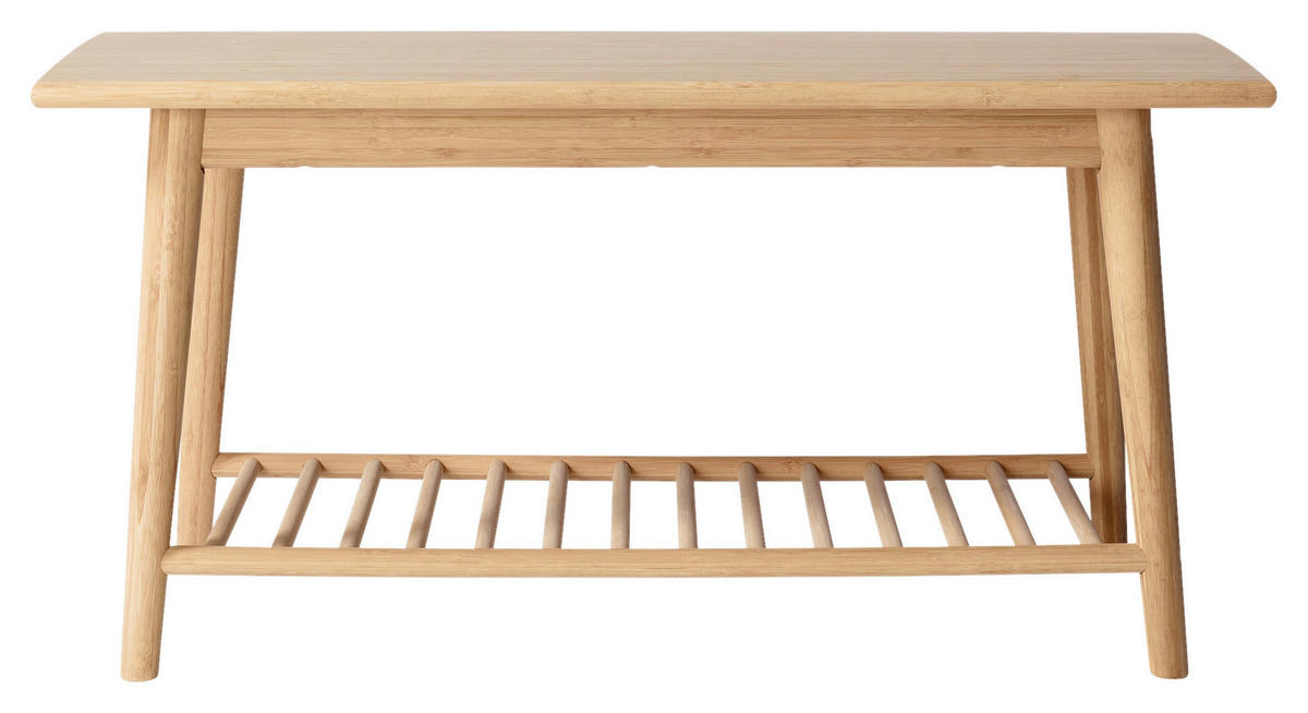 SCHUHBANK Naturfarben  - Naturfarben, ROMANTIK / LANDHAUS, Holz (90/45/35cm) - MID.YOU