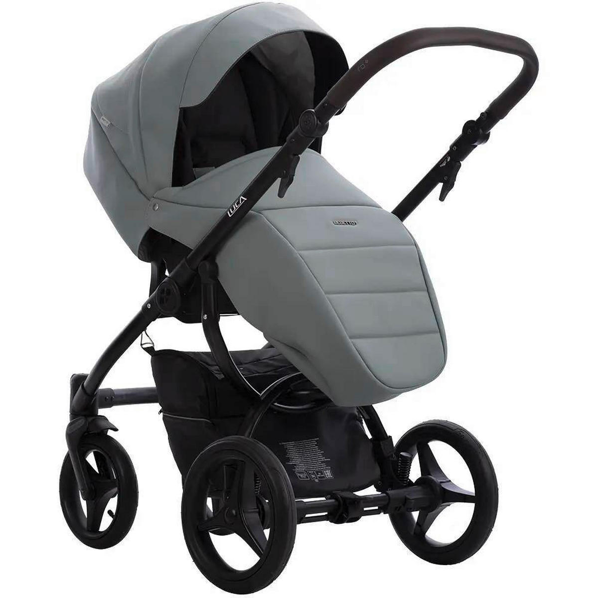 DJEČJA KOLICA  Luca Pro  - mint siva, Basics, tekstil/metal (50/90/50cm) - BEBETTO