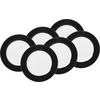 SPEISETELLERSET VARIO 6-teilig  - Schwarz/Weiß, Basics, Keramik (26,5cm) - Van Well