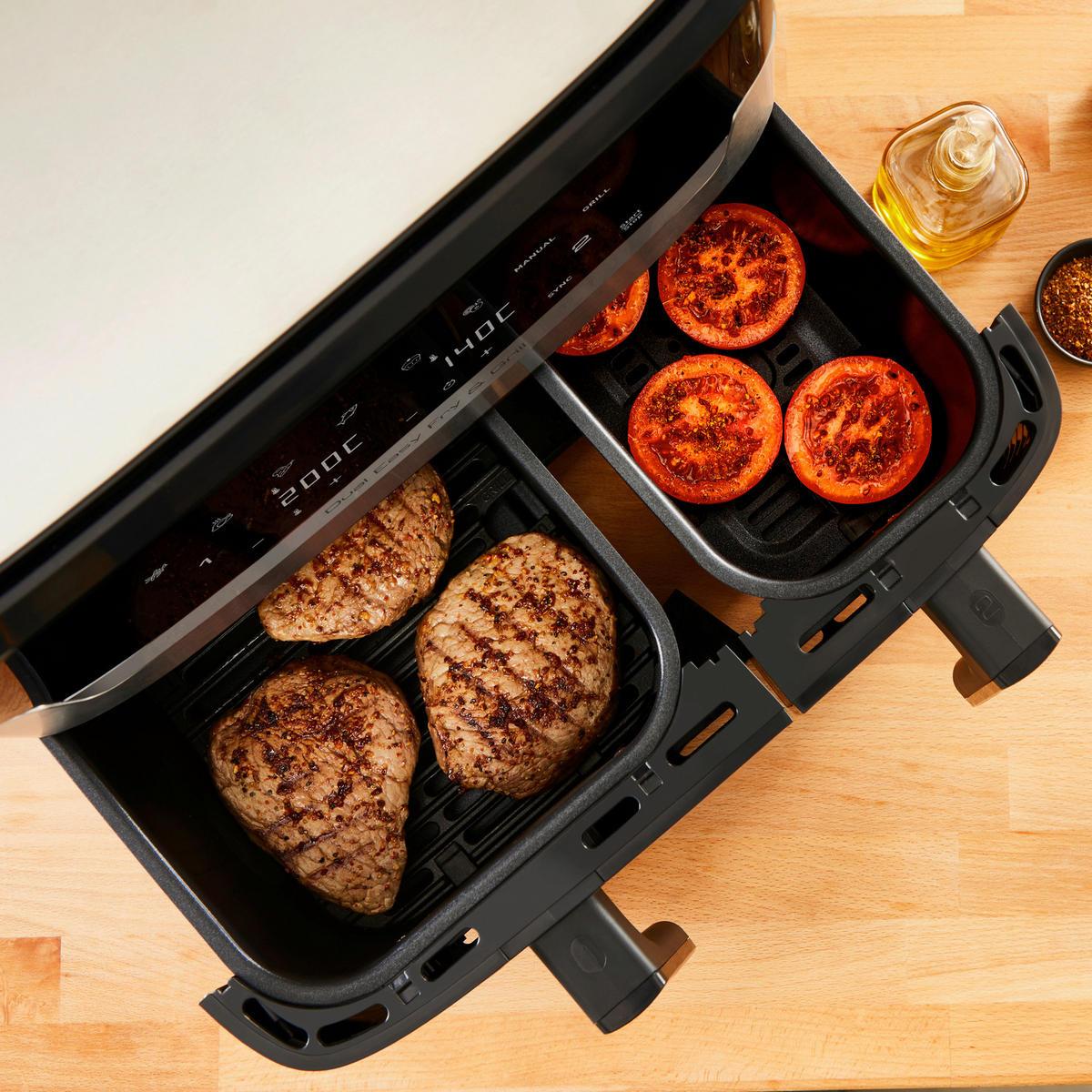 HEIßLUFTFRITTEUSE 8,3 l  - Edelstahlfarben, LIFESTYLE, Metall (41,8/40,2/30,5cm) - Tefal