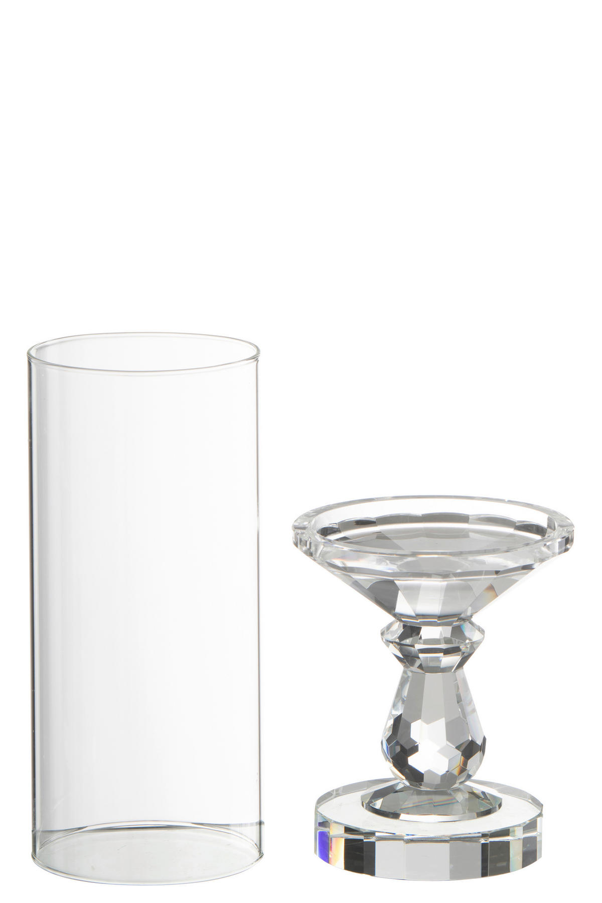 WINDLICHT - Transparent, Basics, Glas (12/12/35cm) - Ambia Home