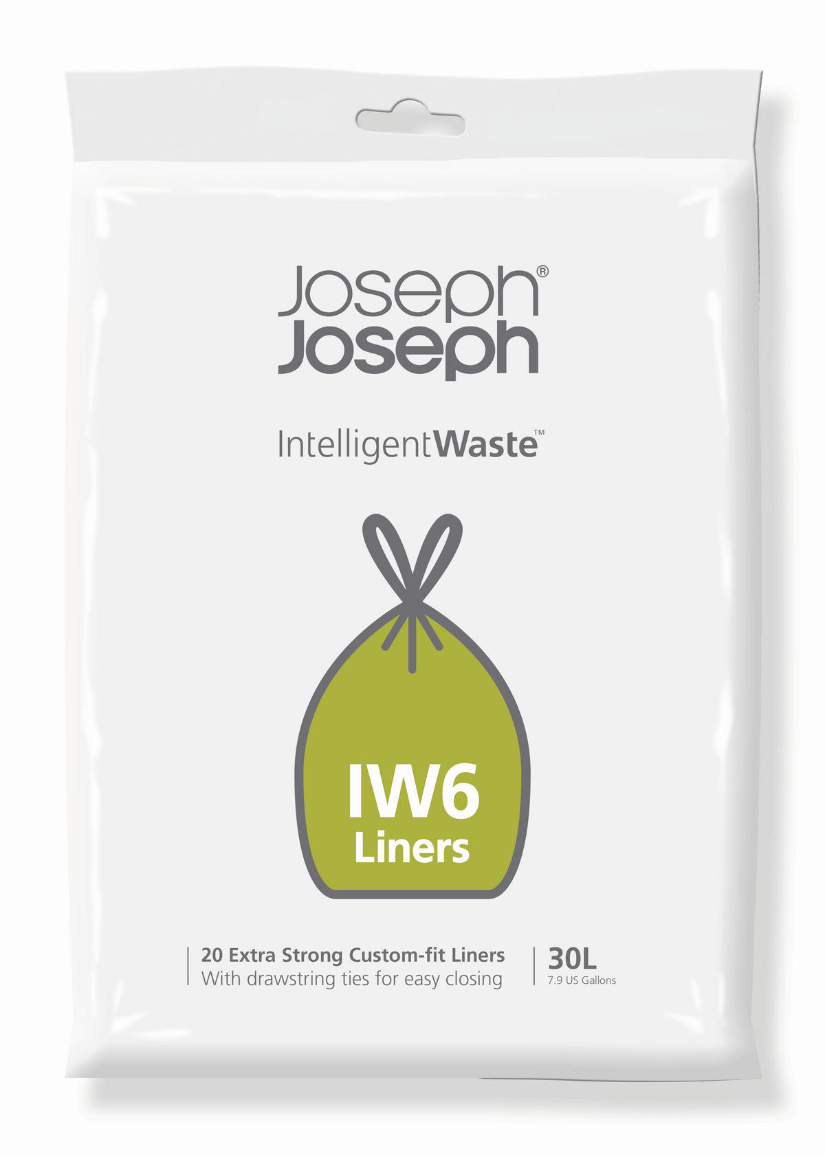 VREČA ZA SMETI - črna, Basics, umetna masa (58/50,5/0,0028cm) - Joseph Joseph