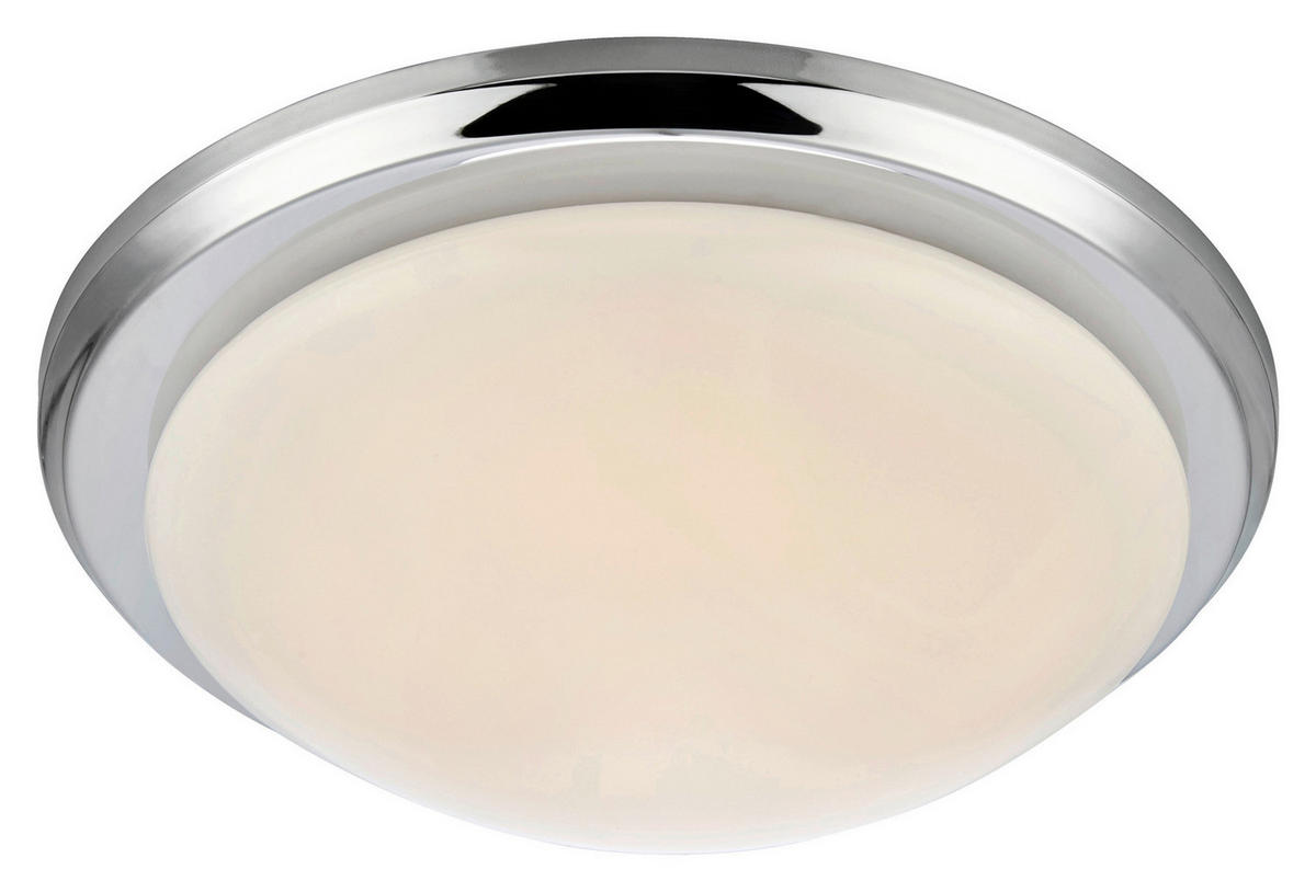 LED-DECKENLEUCHTE ROTOR 35/9.5/35 cm   - Chromfarben/Weiß, Basics (35/9.5/35cm) - Markslöjd