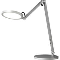 LED-SCHREIBTISCHLEUCHTE Regina 52/80 cm  - Alufarben, Basics, Metall (52/80cm) - Fabas Luce