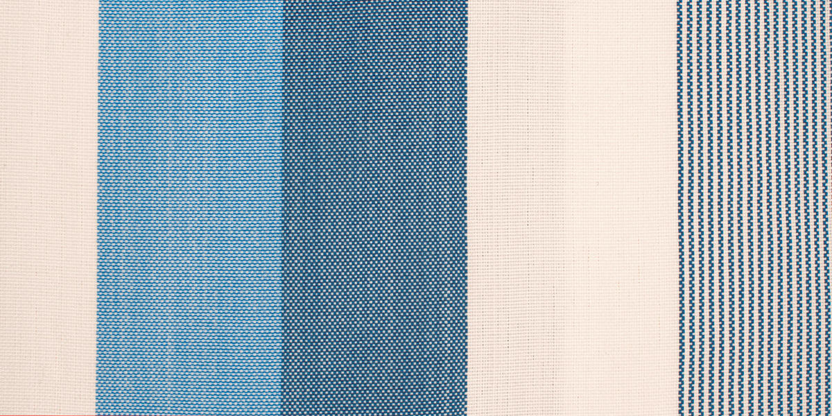 HOJDACIA SIEŤ  - farba eukalyptového dreva/modrá, Konventionell, drevo/textil (100/152/92cm) - La Siesta
