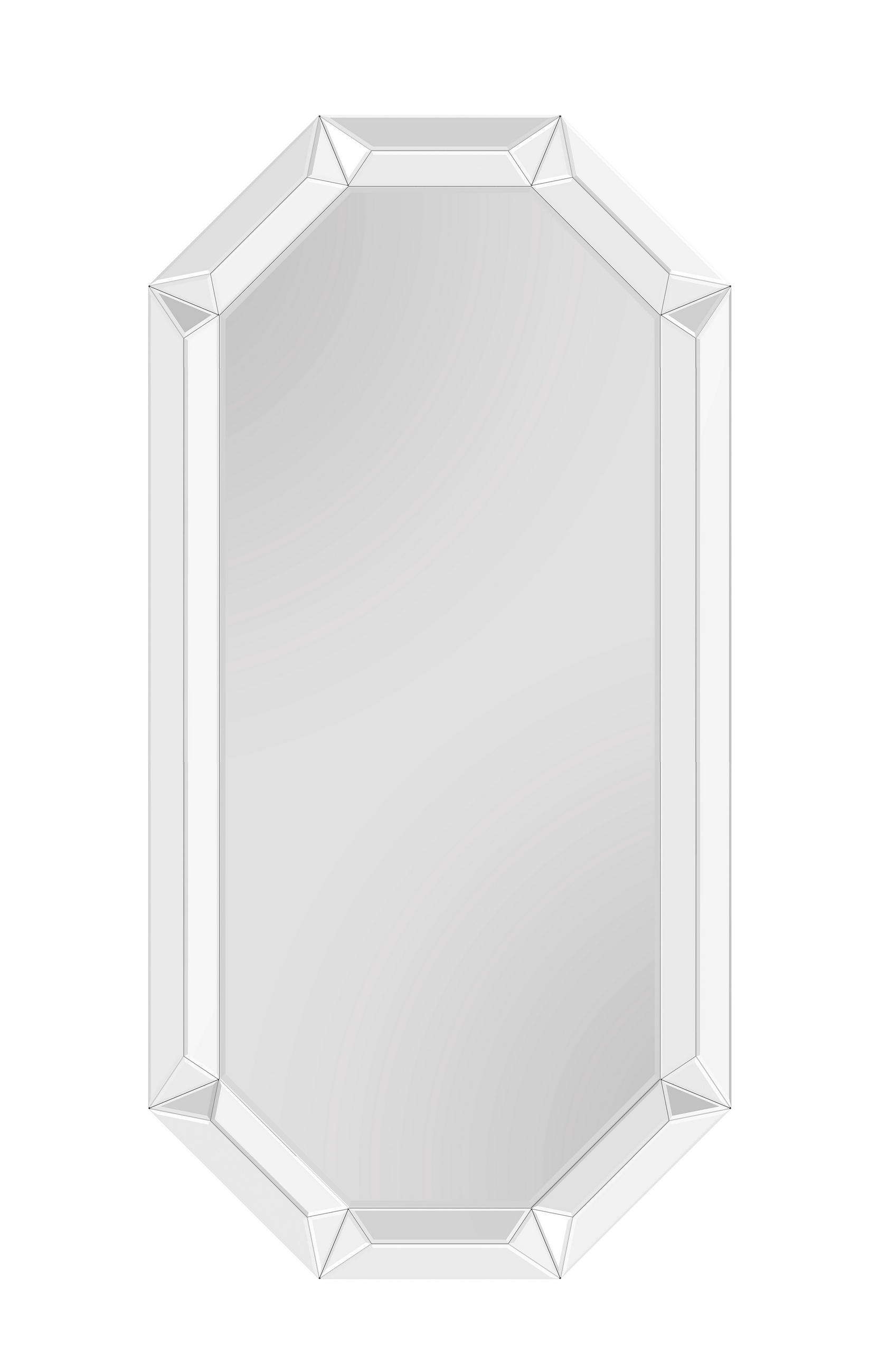 WANDSPIEGEL 100/200/5 cm    in Freiform  - MODERN, Glas/Holzwerkstoff (100/200/5cm) - Milino
