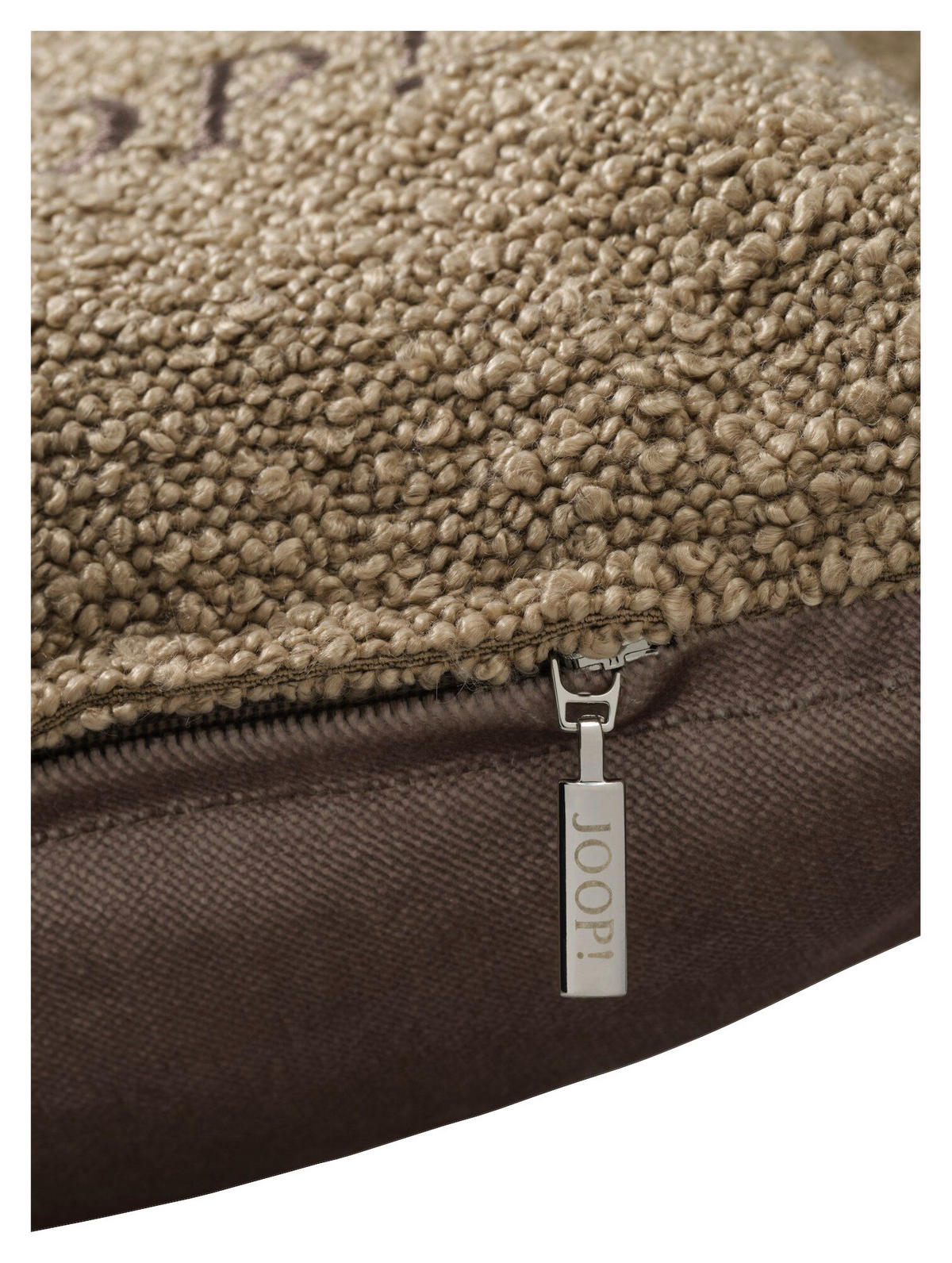 KISSENHÜLLE J! TOUCH 40/40 cm  - Sandfarben, Design, Textil (40/40cm) - Joop!