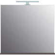 BADEZIMMERSPIEGEL 76/75/15 cm  - Graphitfarben, MODERN, Glas/Holzwerkstoff (76/75/15cm) - Xora