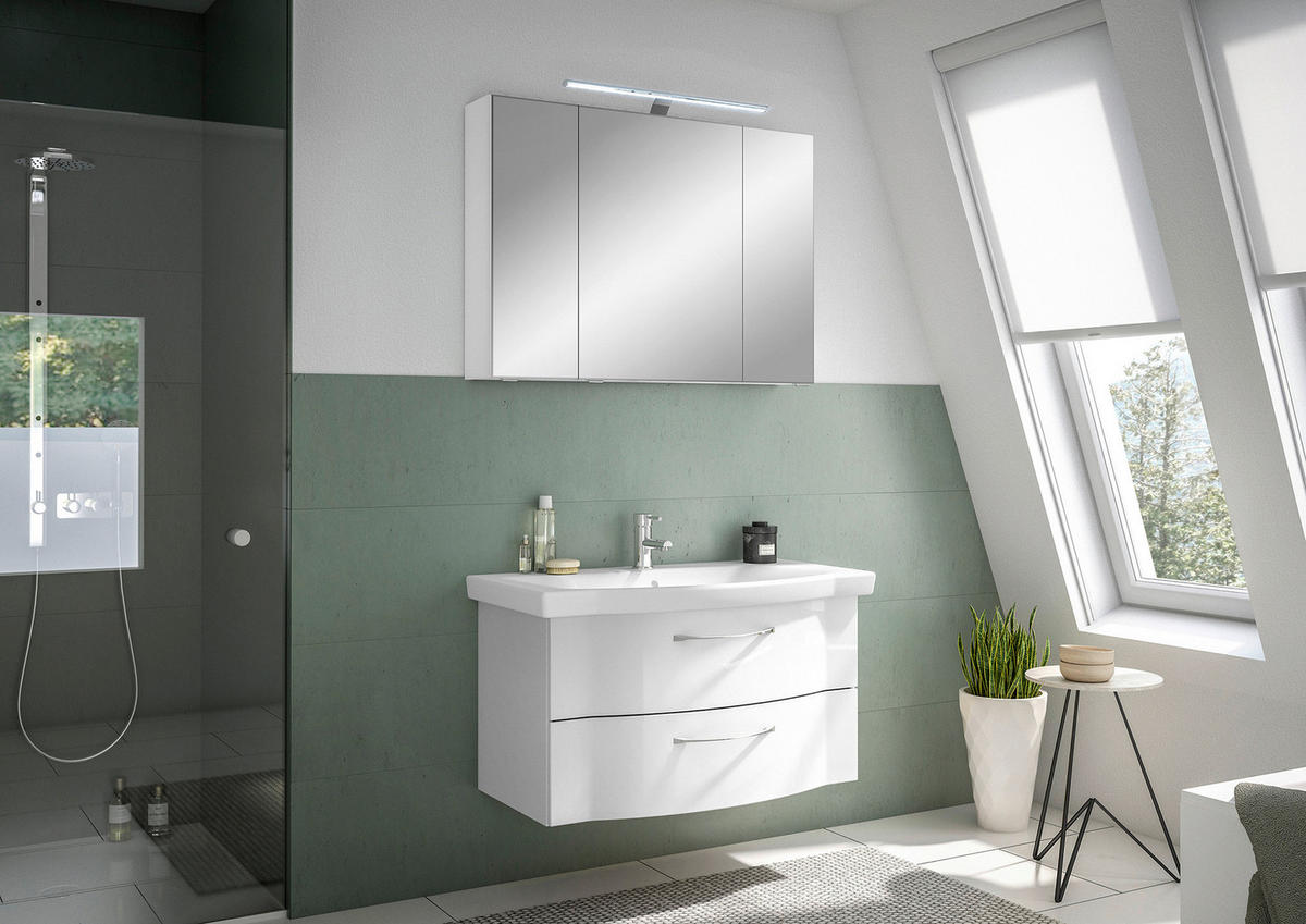 SPIEGELSCHRANK 75/70,3/17 cm  - Chromfarben/Graphitfarben, KONVENTIONELL, Glas/Holzwerkstoff (75/70,3/17cm) - Pelipal