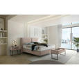 BOXSPRINGBETT 160/200 cm,  in Creme, Matratze, H2 + H2 = mittel  - Creme/Schwarz, Design, Kunststoff/Textil (160/200cm) - Dieter Knoll