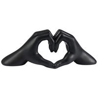 DEKOHERZ - Schwarz, LIFESTYLE, Kunststoff (27,5/9,5/10cm) - Ambia Home