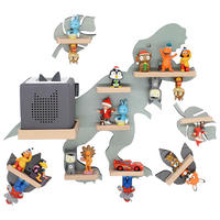 KINDERREGAL  - Grün, Modern, Holzwerkstoff (52/44/19cm) - Livetastic