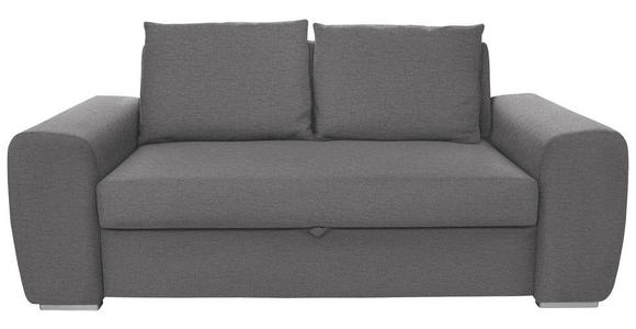 SCHLAFSOFA in Dunkelgrau  - Chromfarben/Dunkelgrau, Design, Holz/Textil (199/92/97cm) - Hom`in