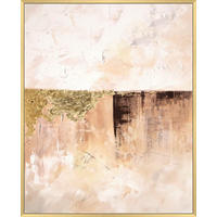 KUNSTDRUCK Abstraktes 40/50 cm  - Goldfarben/Multicolor, Basics, Holzwerkstoff (40/50cm) - Monee