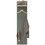 GARDEROBENPANEEL  in 40/170/28 cm  - Eichefarben/Grün, Design, Holzwerkstoff (40/170/28cm) - Voleo