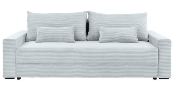 SCHLAFSOFA  in Cord Grau  - Schwarz/Grau, KONVENTIONELL, Kunststoff/Textil (233/92/108cm) - Carryhome