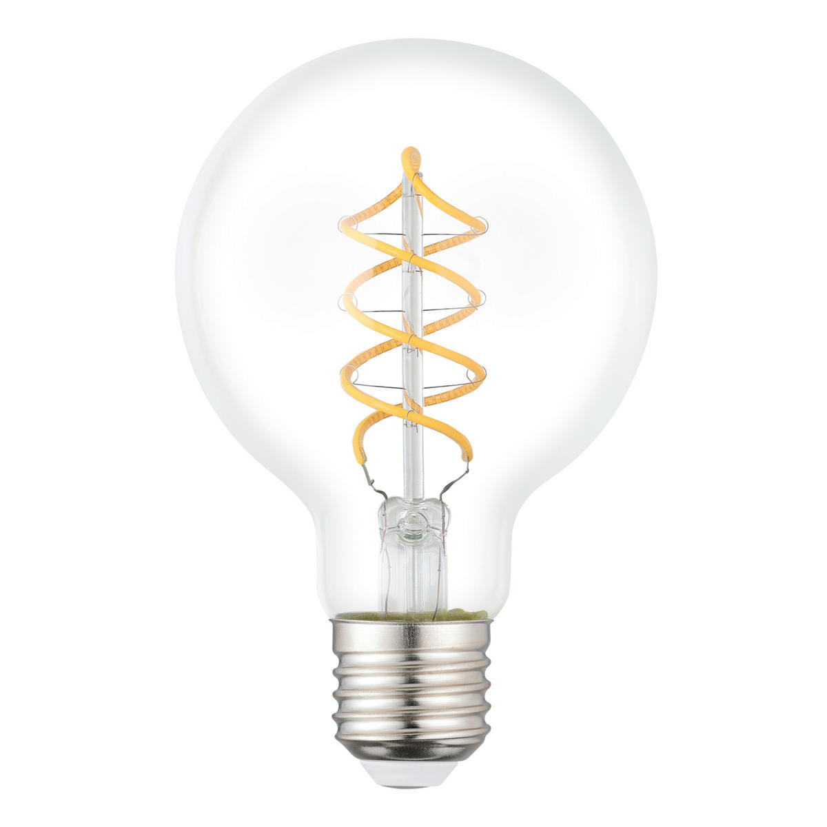 LED-LEUCHTMITTEL   E27 7,3 W  - Klar, Basics, Glas (8/12,6cm) - Eglo