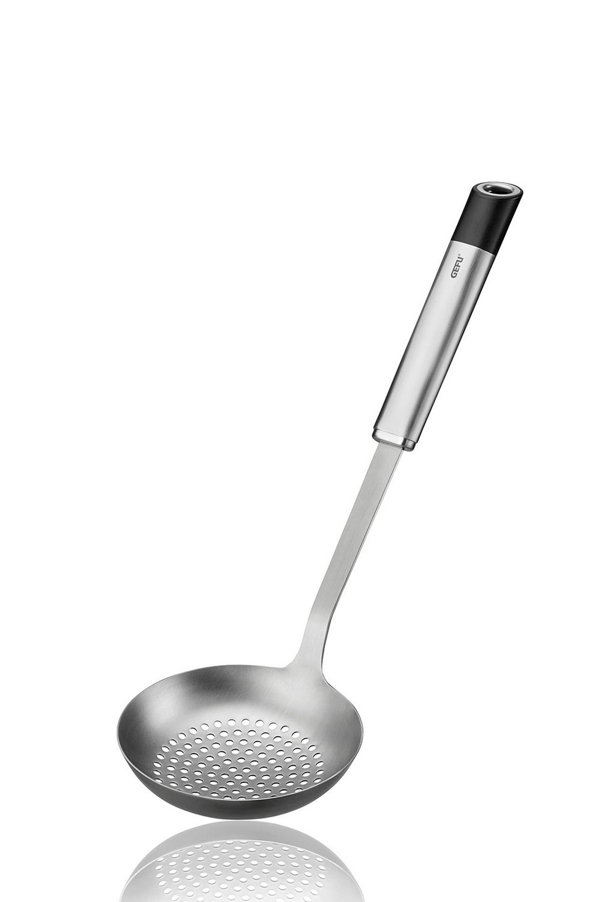 SCHÖPFLÖFFEL  - Edelstahlfarben, Basics, Metall (32,8/9,9/11,1cm) - Gefu