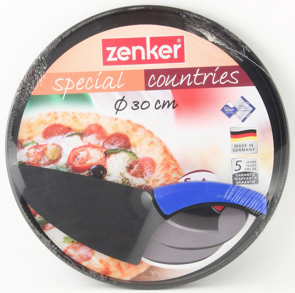 PIZZASET  - Schwarz, Basics, Metall (29cm) - Zenker