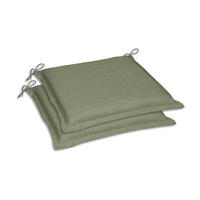 GARTENSITZKISSENSET Uni  - Hellgrün, Basics, Textil (45/5/47cm)