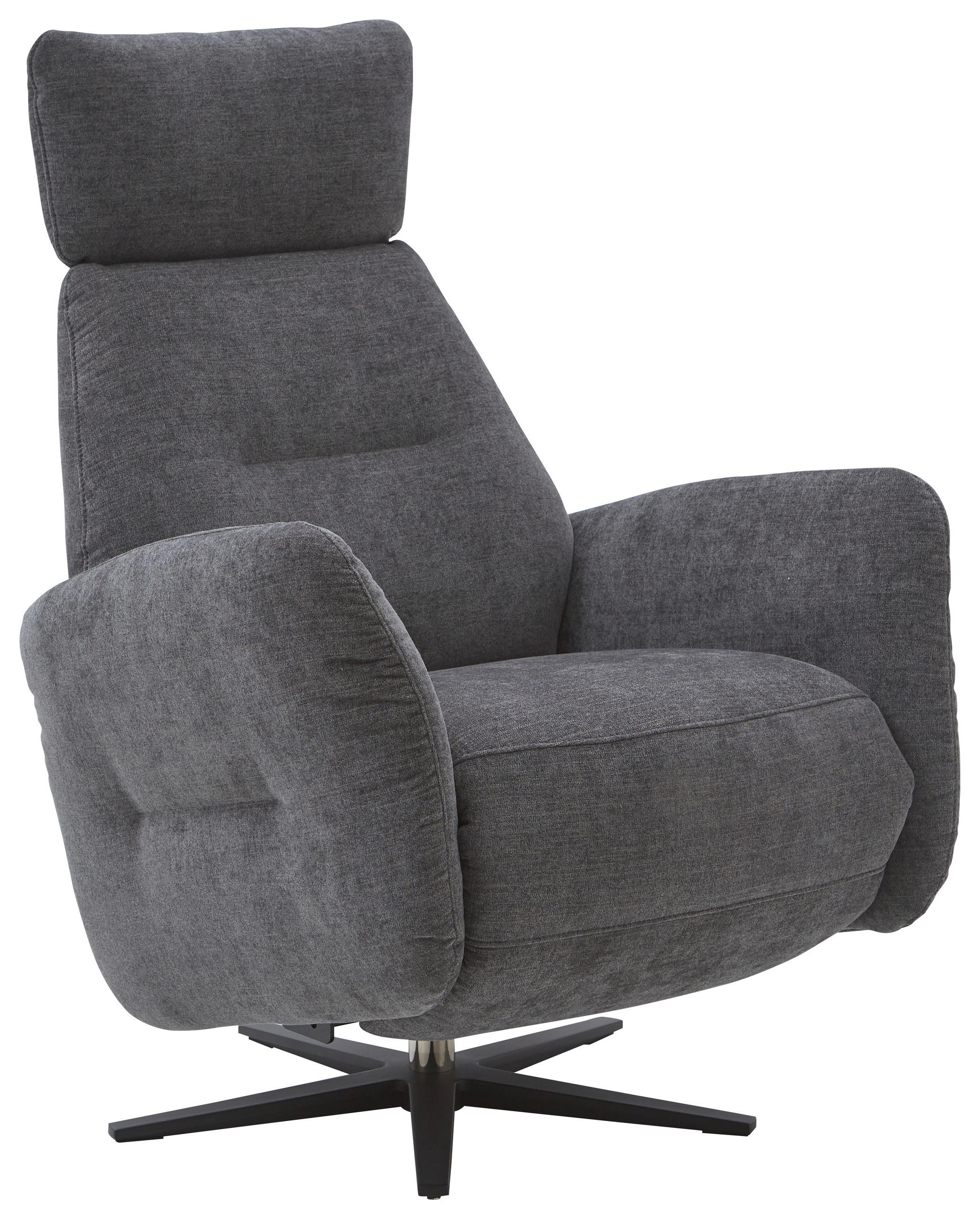 RELAX FOTEL - fekete/sötétszürke, Design, textil/fém (78/113/90cm) - Dieter Knoll