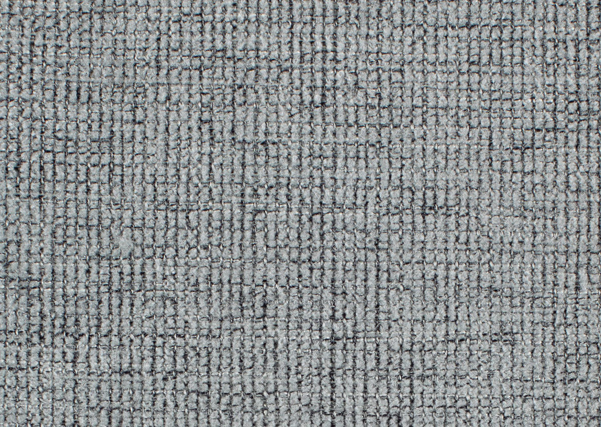 CANAPÉ D'ANGLE in Webstoff Hellgrau  - Hellgrau/Schwarz, Design, Textil/Metall (206/256cm) - Beldomo System