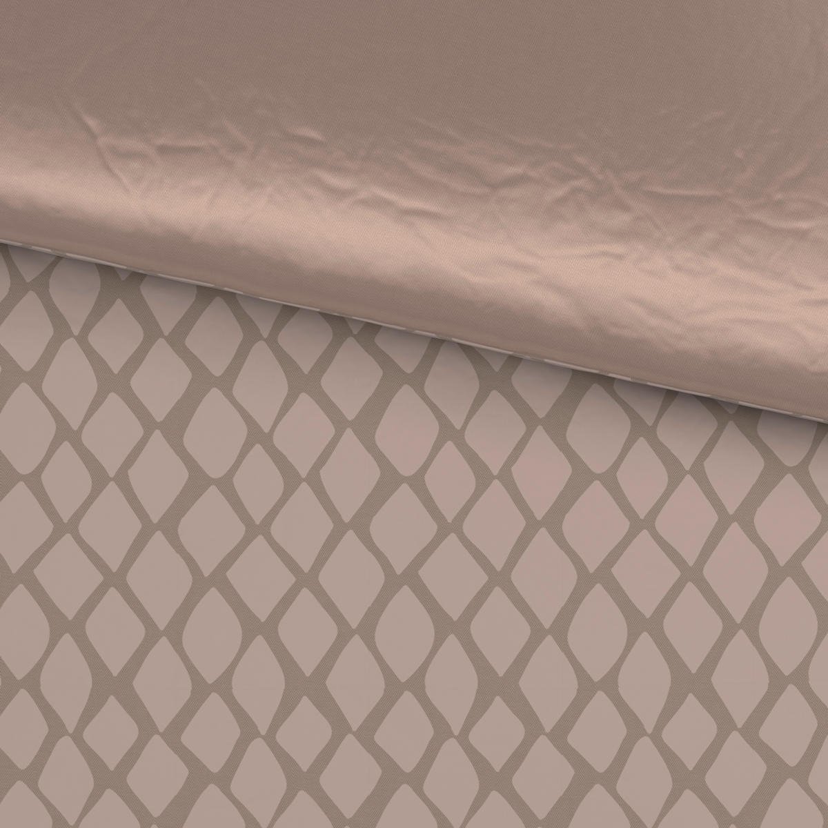 WENDEBETTWÄSCHE STRIPES DK Satin 155/220 cm  - Beige, Design, Textil (155/220cm) - Dieter Knoll