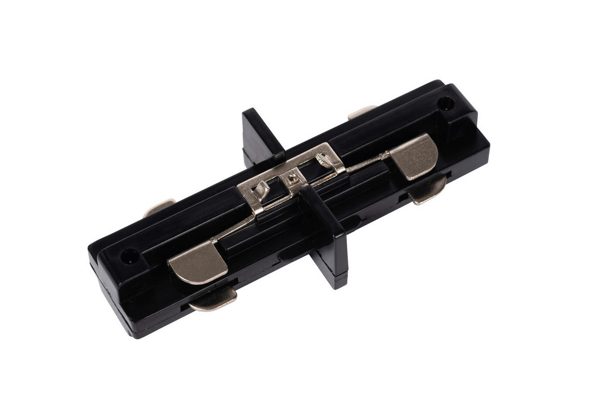 SCHIENENSYSTEM Track 200/16.5/7.5 cm  - Schwarz, Design, Metall (200/16.5/7.5cm) - Lucide