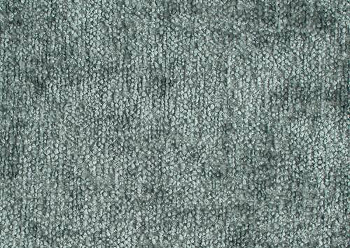 ECKSOFA in Chenille Mintgrün  - Schwarz/Mintgrün, Design, Kunststoff/Textil (307/194cm) - Carryhome