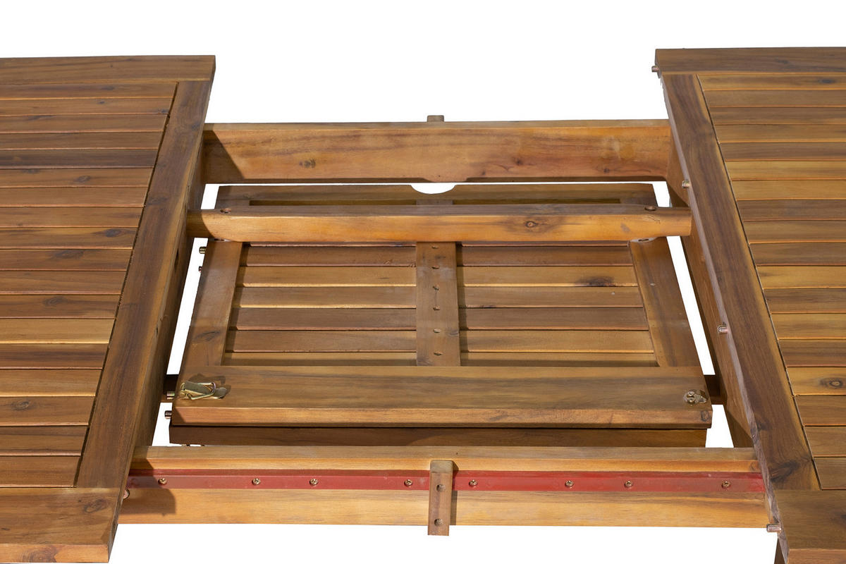 GARTENTISCHGRUPPE  - Naturfarben, Natur, Holz - Livetastic