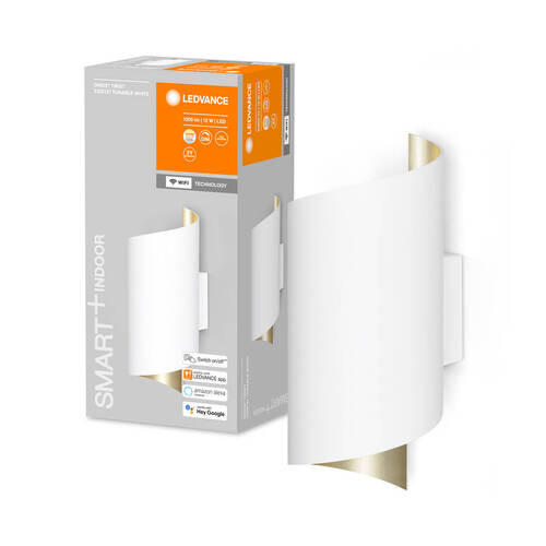 LED-WANDLEUCHTE 9,5/12,7/23 cm    - Weiß, Design, Metall (9,5/12,7/23cm) - Ledvance