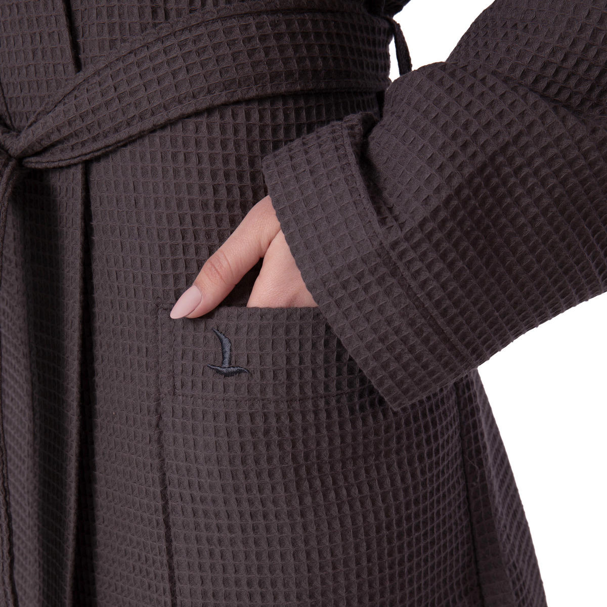 BADEMANTEL 3XL Unisex  - Grau, Basics, Textil (3XLnull) - Moeve