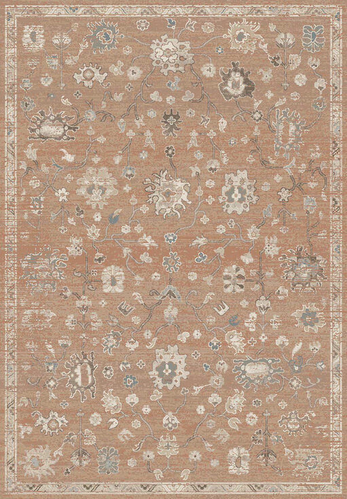 TKANÝ KOBEREC, hrdzavá - hrdzavá, Basics, textil (200/300cm)